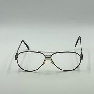 Vintage Cottet Gunmetal Aviator Sunglasses Frames